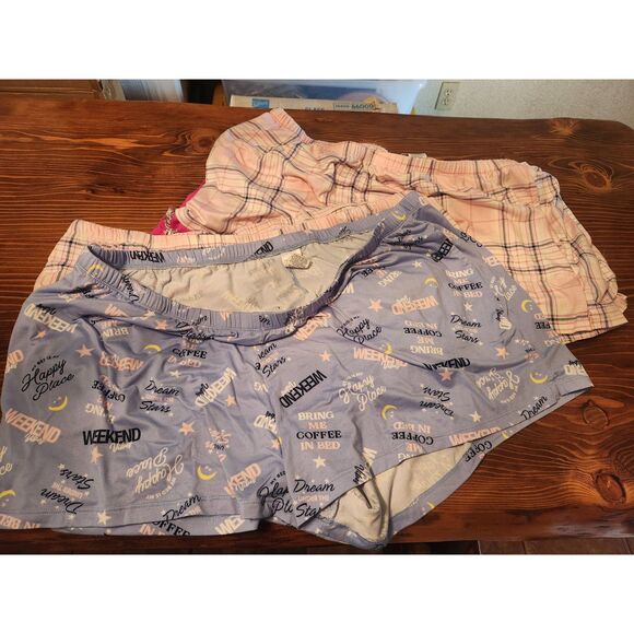 Unbranded Other - Lot of 5 Women's Pajama Shorts Loungewear Bulk Bundle 3 XL & 2 XXL 2XL